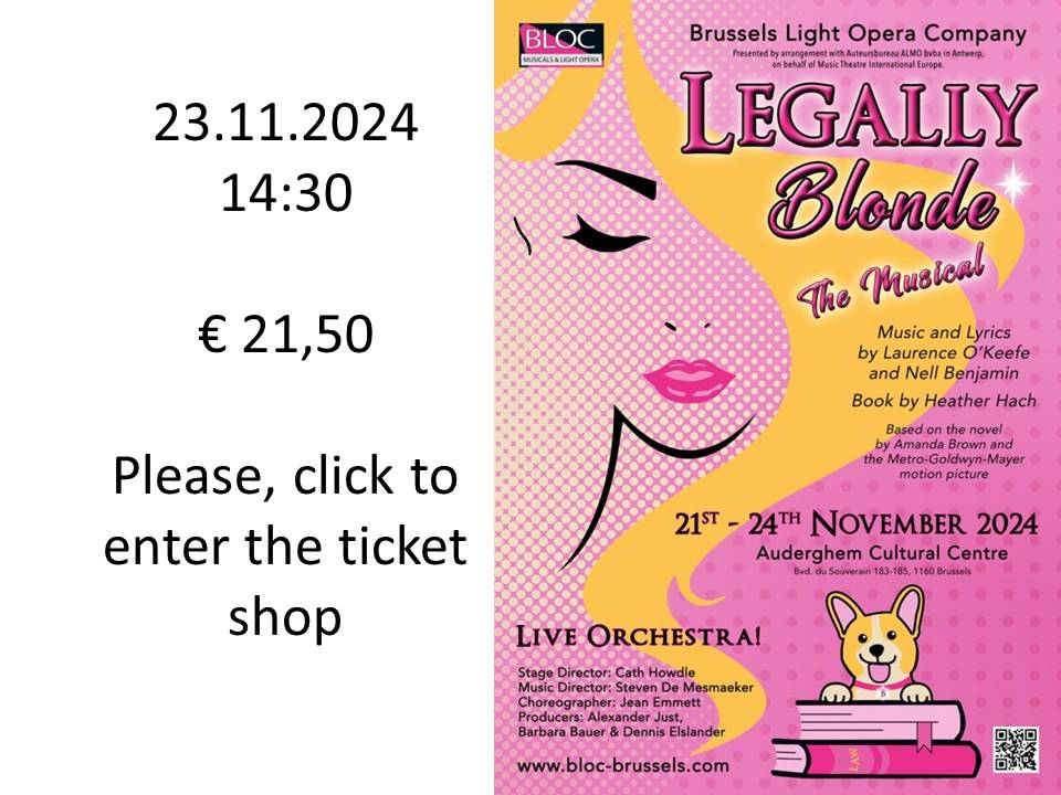 Legally Blonde, 23.11.2024, 14:30 - verfügbare Tickets